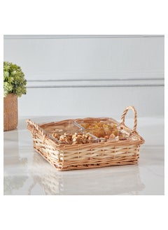 Home Box Minimalist 5-Piece Glass Snack Set 24.7x25.2x12 cm  - Image 1