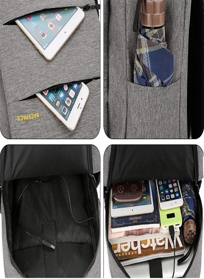 MOHAK 3 PCS Set Men and Women's Storage Bag Solid Color Simple Multipurpose Storage Bag - Image 5