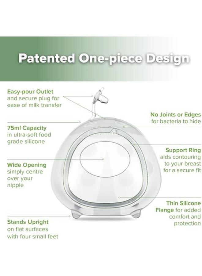 haakaa Ladybuyg Silicone Milk Collector 2 Pieces 75 Ml Capacity - Image 3