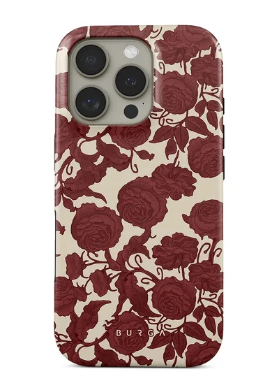 BURGA iPhone 16 Pro Case, 2 Piece Hard Shell + TPU Interior, Shock Absorption, All Port Accessible, Raised Bezel For Screen & Camera Protection, Never Fading HQ Print, Tease Me