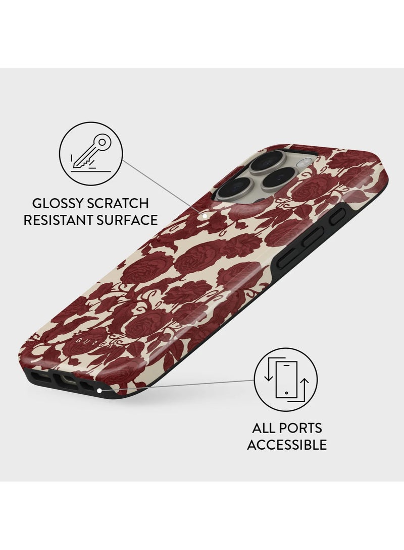 BURGA iPhone 16 Pro Case, 2 Piece Hard Shell + TPU Interior, Shock Absorption, All Port Accessible, Raised Bezel For Screen & Camera Protection, Never Fading HQ Print, Tease Me - Image 3
