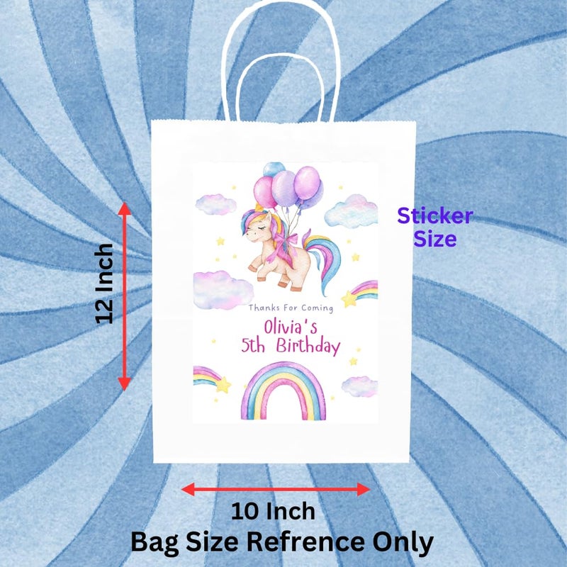 Yellow Nuts Personalized Return Gifts for Kids Birthday (Unicorn 3) - Image 2
