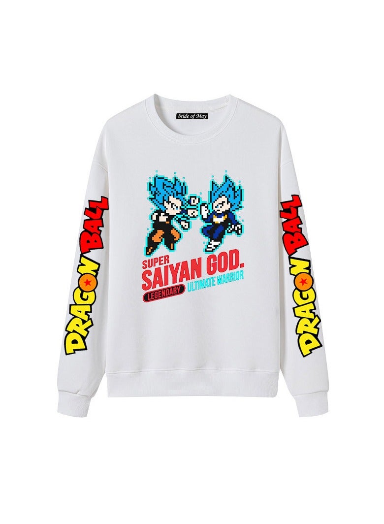KUYING Autumn Dragon Ball Long Sleeve Round Neck Hoodie  - Image 1