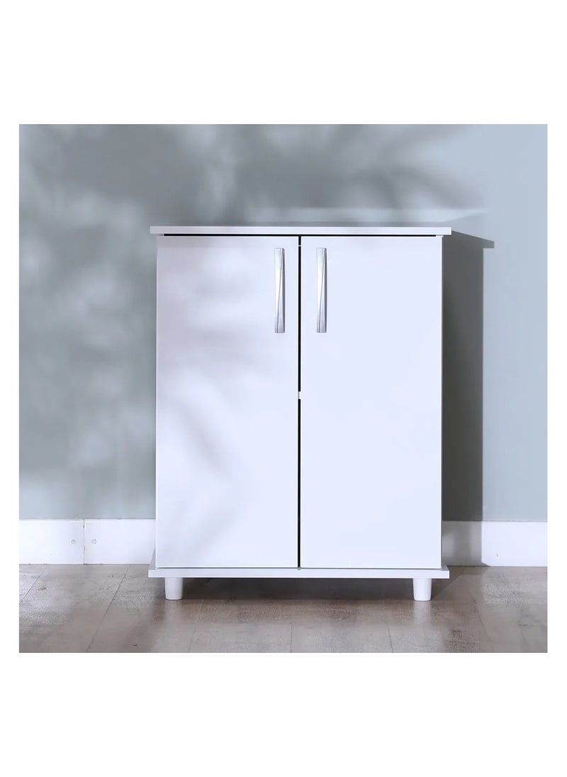 Absol Multipurpose 2 Door Cabinet Sturdy Home Kitchen Organiser SideboardModern Design Furniture for Dining Room Living Room Kitchen L60xW40xH75 cm - White - pzsku/Z00FB103B98BE017CC0C4Z/45/_/1702982061/b7caf425-5fc5-48f0-8557-8413c4f3a7f1