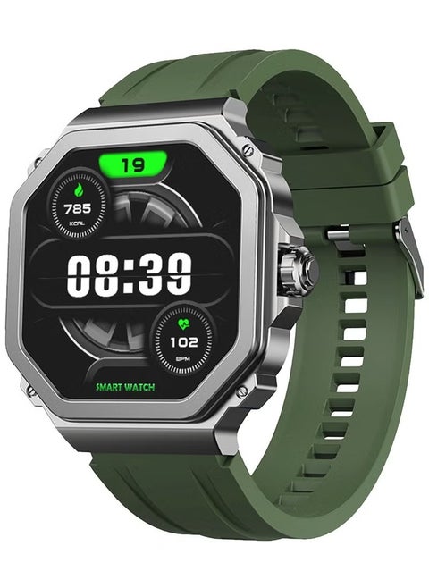 G-TRAX Smartwatch AMOLED Display & Bluetooth Calling features a 1.43” Super AMOLED display, Bluetooth calling, SOS calling, and AI voice assistant. With heart rate monitoring, sports modes, and 100+ watch faces, it’s perfect for fitness and daily use. A 400mAh battery offers 30-day standby, and the IP68 zinc alloy body ensures durability. Compatible with iPhone, Samsung, OnePlus, Xiaomi, Huawei, Google Pixel, and more. It comes in Metal Black with an extra stainless-steel strap.