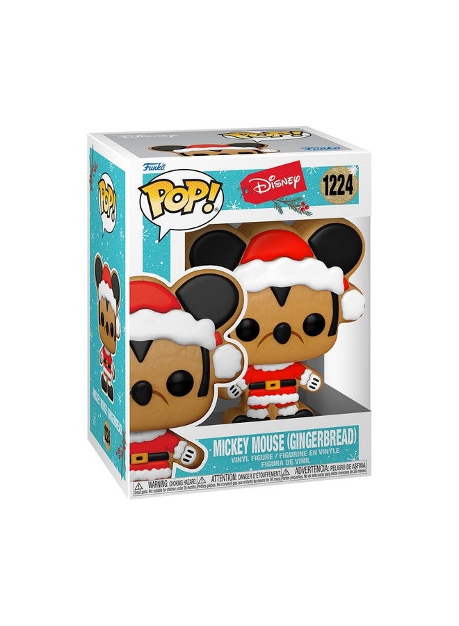 Funko Pop Disney Holiday Santa Mickey Mouse (Gingerbread) - Image 1