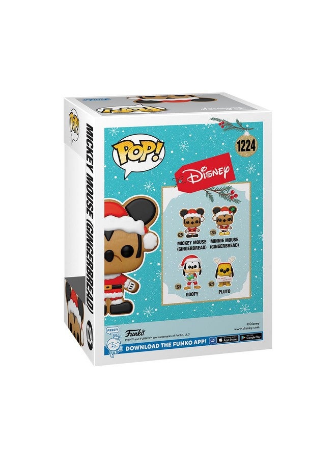 Funko Pop Disney Holiday Santa Mickey Mouse (Gingerbread) - Image 4