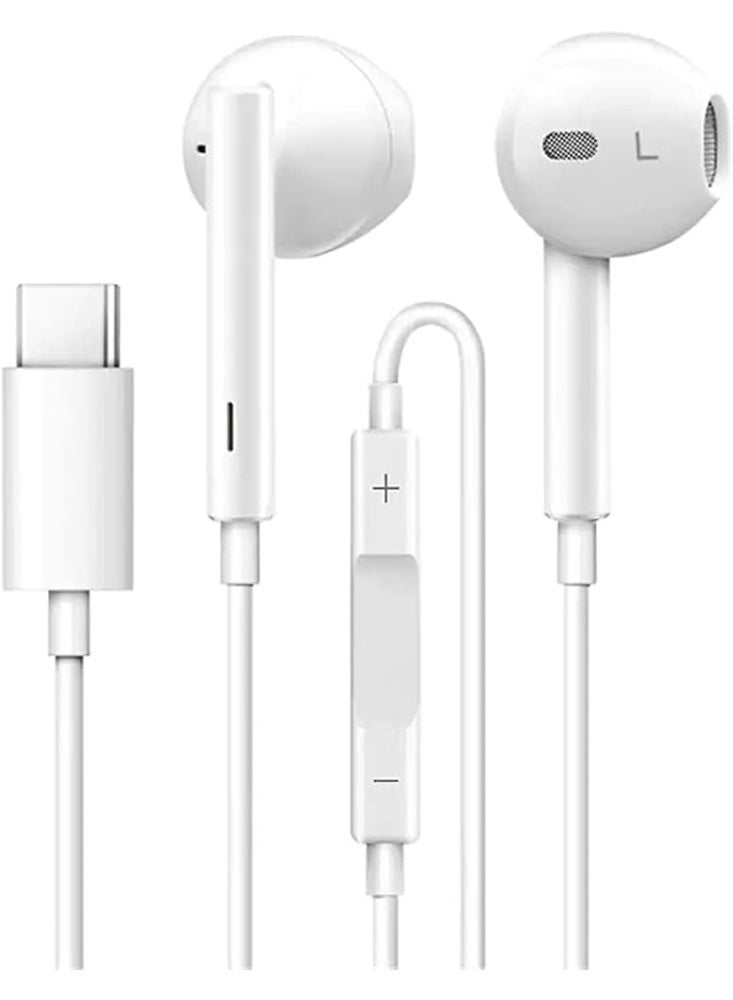 network Network Type C Wired Earbuds in-ear Headphones With Microphone And Volume Contro Z00FB4AEC6574009E34DCZ