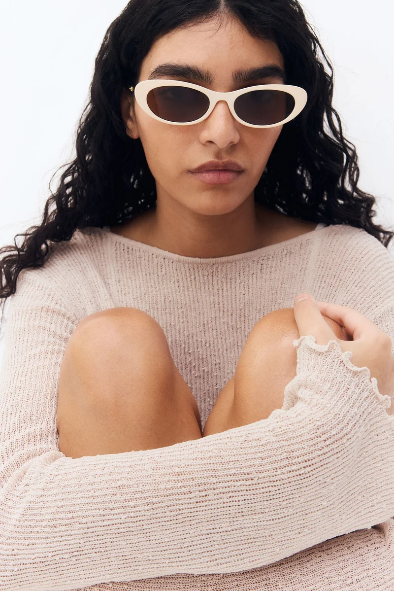 H&M Deep-back knitted dress