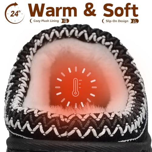 BERANMEY Fuzzy Memory Foam Slippers for Women Men Cozy Platform House Shoes with Anti-Slip Sole Warm Plush Lined Non-Slip Indoor Outdoor Short Ankle Slippers - Image 4