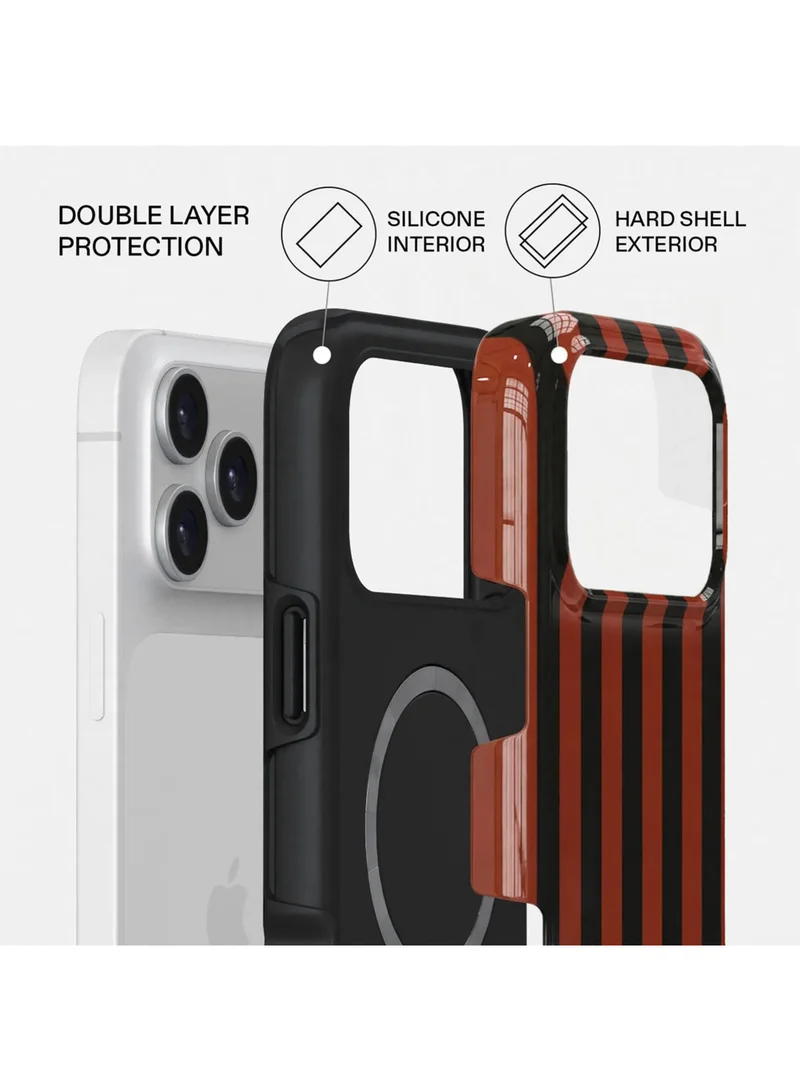 Mobcos iPhone 18 Pro Max Dark Prophecy Premium Case Compatible with Hybrid Dual-Layer Hard Shell + Silicone Protection - Scratch-Resistant Shockproof Mobile Cover