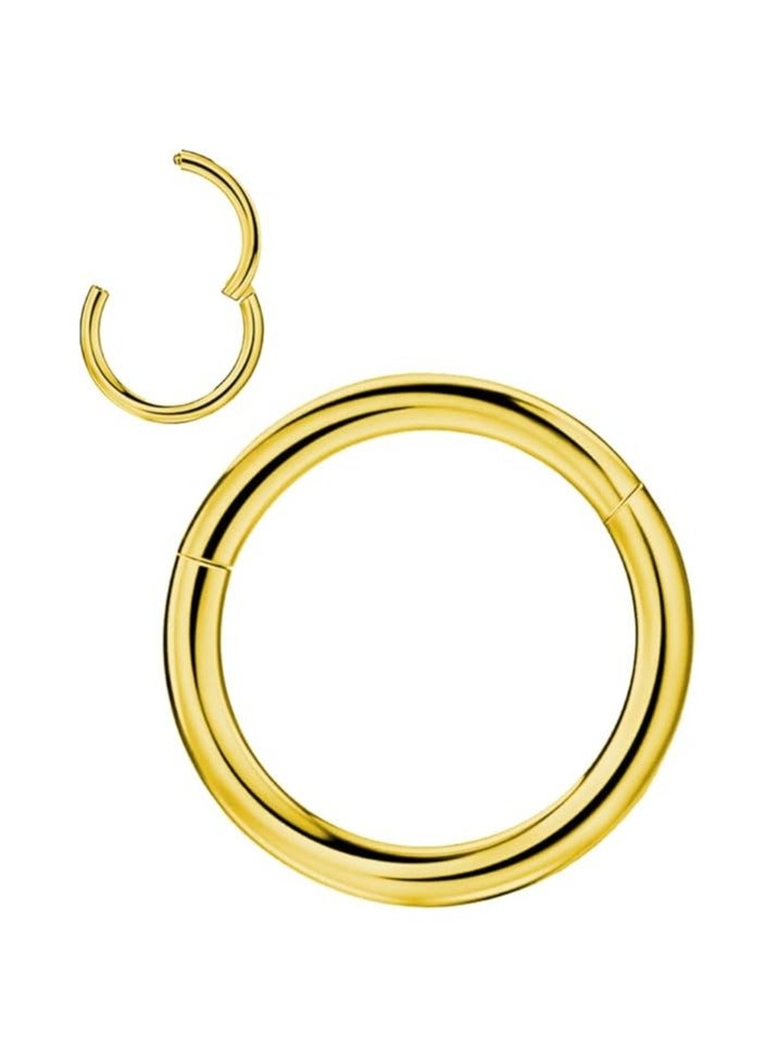 1.2*14MM  Titanium Steel Nasal Nail Stylish Nose Ring  - Image 1
