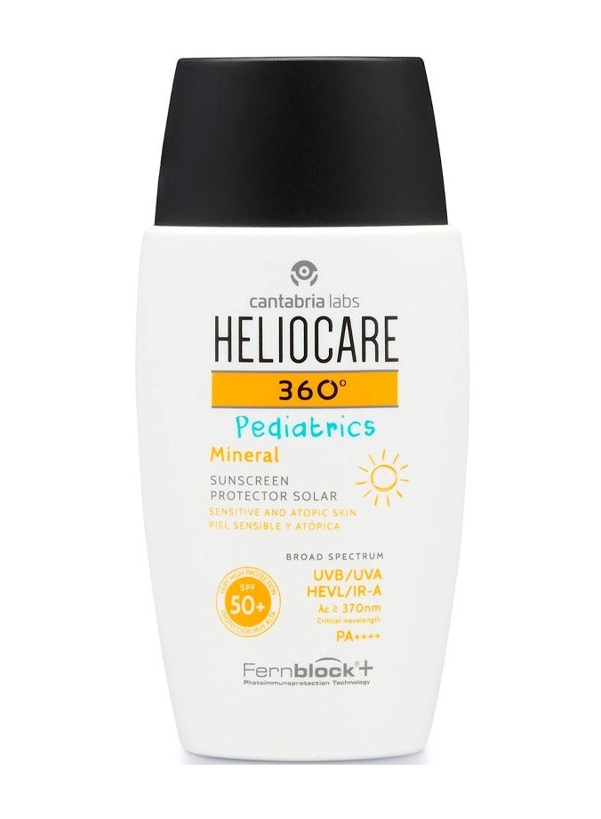 مستحلب هيليوكير 360º للأطفال بعامل حماية من الشمس 50 + معدني للبشرة الحساسة 50 مل - Image 1