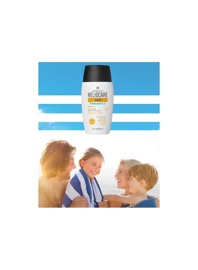 مستحلب هيليوكير 360º للأطفال بعامل حماية من الشمس 50 + معدني للبشرة الحساسة 50 مل - Image 2