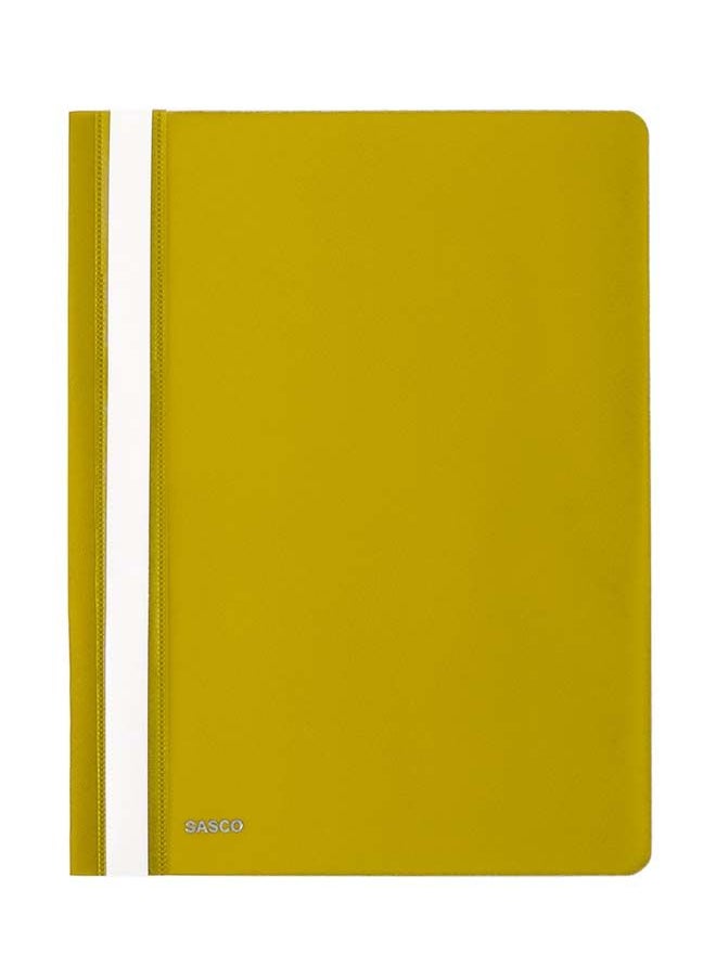 sasco Sasco Pack of 12 A4 Plastic Files - Yellow 