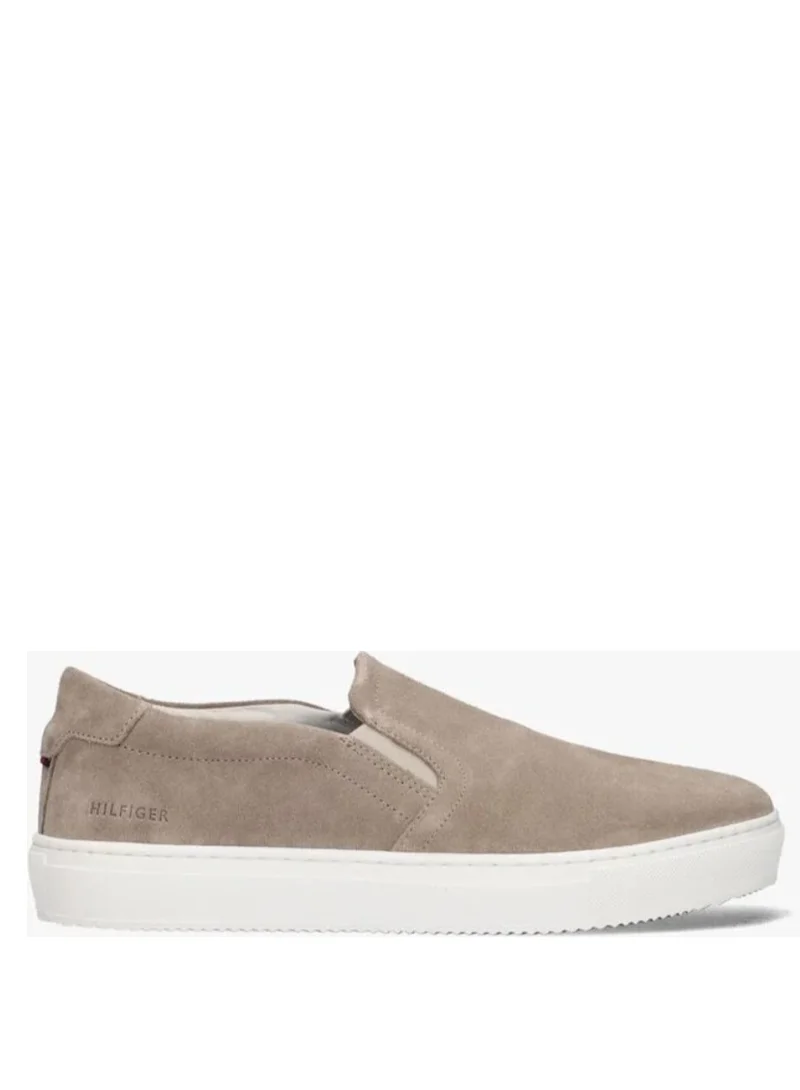 TOMMY HILFIGER Premium Cupsole Suede Slip Ons