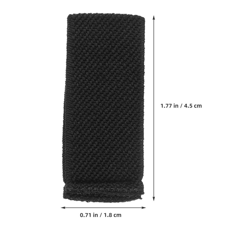 6pcs Black Elastic Nylon Belt Keepers Strap Retainers for Backpack Tactical Bag - Image 3