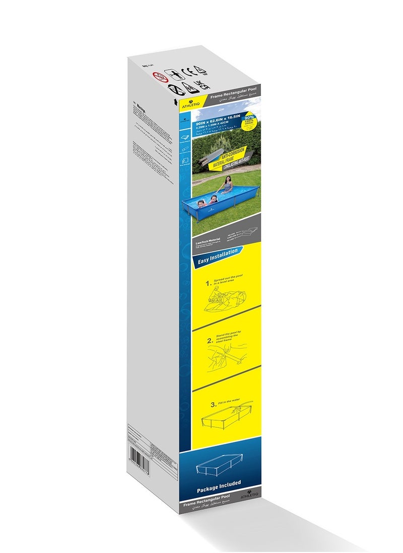 Frame Rectangular Pool 2.28m*1.59m*42cm