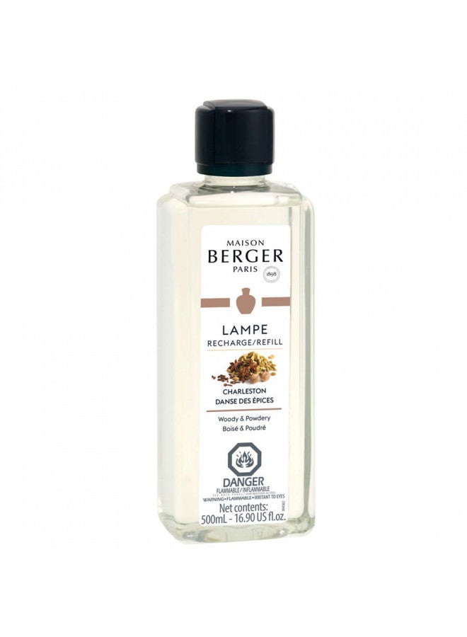 Maison Berger شارلستون | عبوة إعادة تعبئة عطر لامب بيرجر من ميزون بيرجر | لموزع زيت العطر المنزلي | لتنقية وعطر منزلك | 16.9 أونصة سائلة - 500 مل | صنع في فرنسا - Image 1