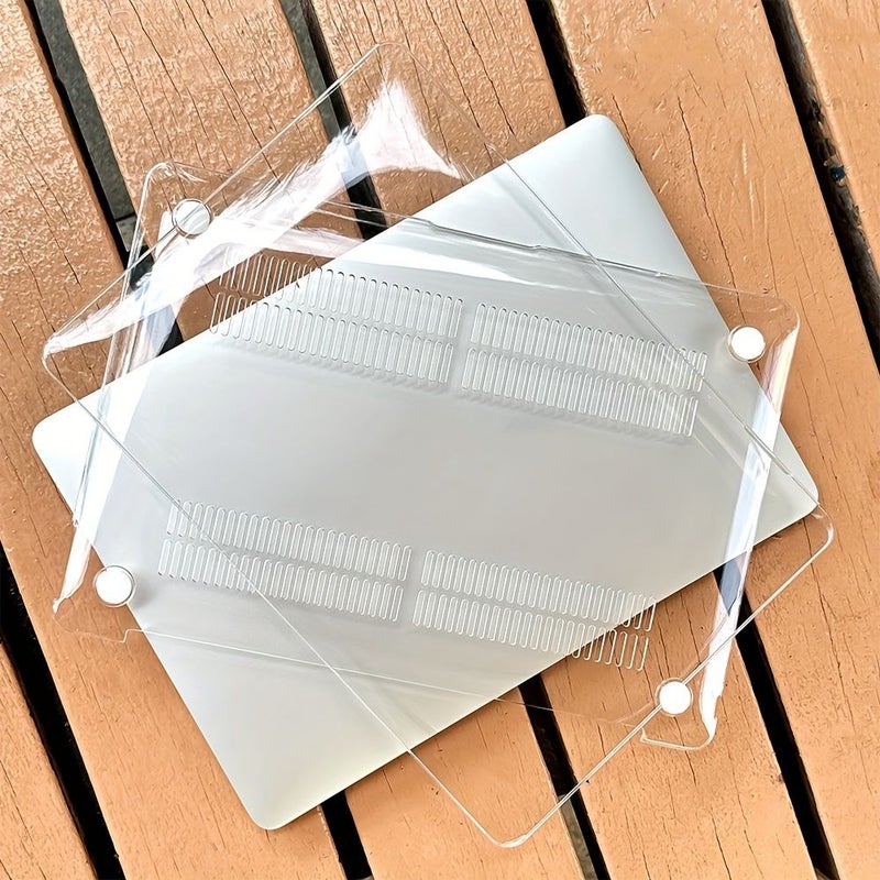 حافظة كمبيوتر محمول صلبة باللون الأبيض غير اللامع لجهاز MacBook Air مقاس 13 بوصة للأعوام 2020 2019 2018 - Image 1