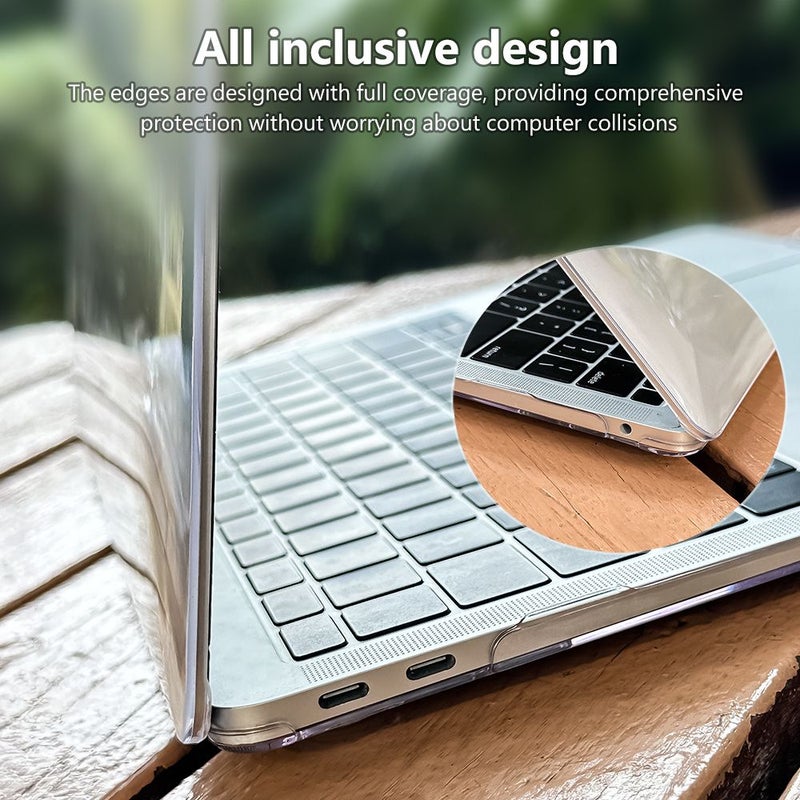 حافظة كمبيوتر محمول صلبة باللون الأبيض غير اللامع لجهاز MacBook Air مقاس 13 بوصة للأعوام 2020 2019 2018 - Image 5