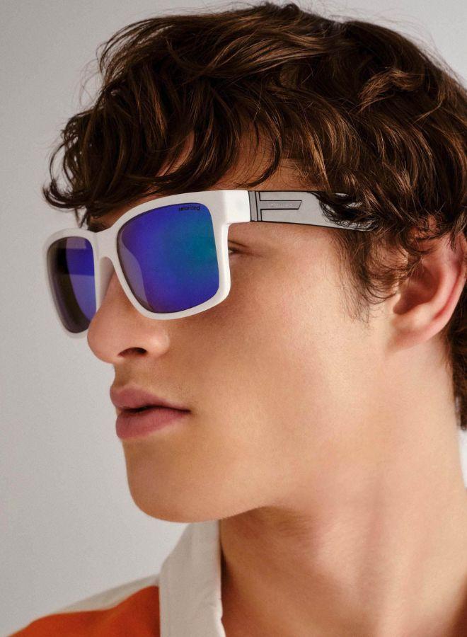 Solarized Square D-Frame Sunglasses – Bold Oversized UV400 Shades for Men – Retro Sport Style with Mirror Lens & Durable Frame – Festival, Streetwear, Outdoor - Image 2