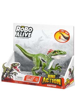 ROBO ALIVE ZURU ROBO ALIVE Dino Action S1 Raptor for Ages 3+  - Image 5
