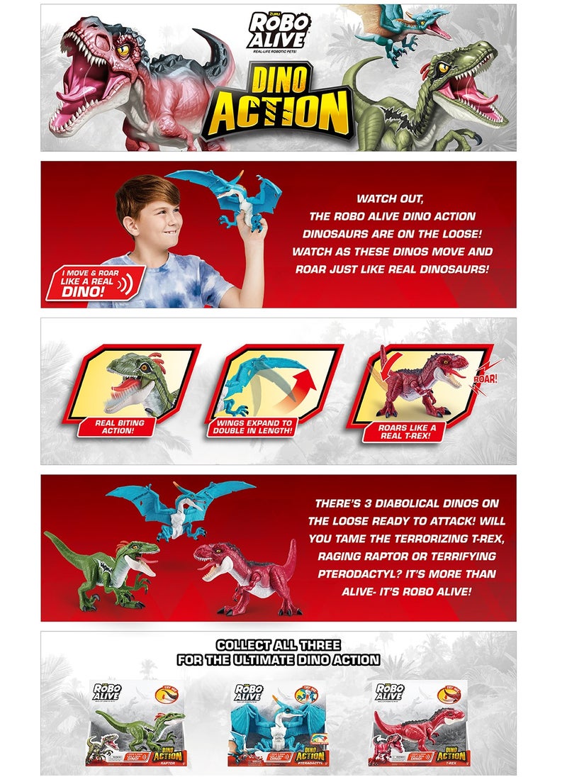 ROBO ALIVE - ZURU ROBO ALIVE Dino Action S1 Raptor for Ages 3+ - Image 1