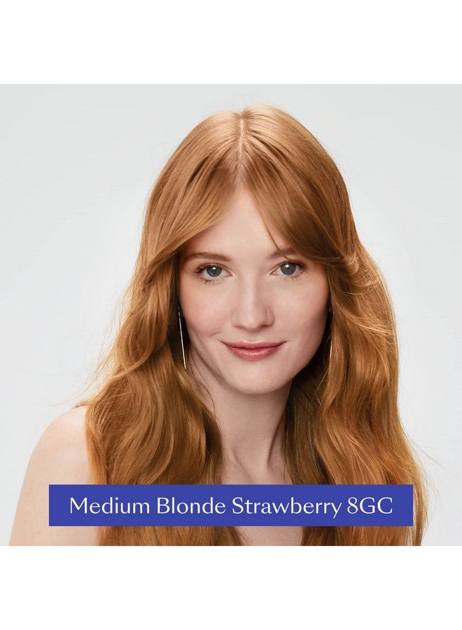 esalon Permanent Hair Color & Hair Dye Complete Kit Medium Blonde Strawberry Personal Colorist Kit For Up To 100% Gray Coverage For All Hair Types Professionalgrade Ammoniafree Hair Dye - Image 2