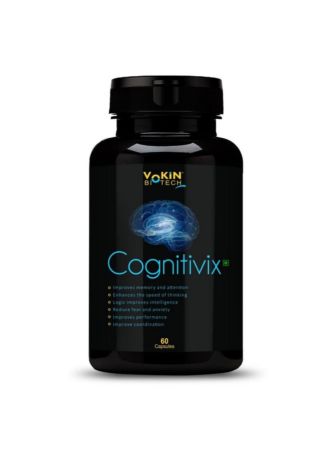 Vokin Biotech Cognitivix -Unique Brain activation Ginkgo Biloba With Ginseng extract 60 Veg capsule - Image 1