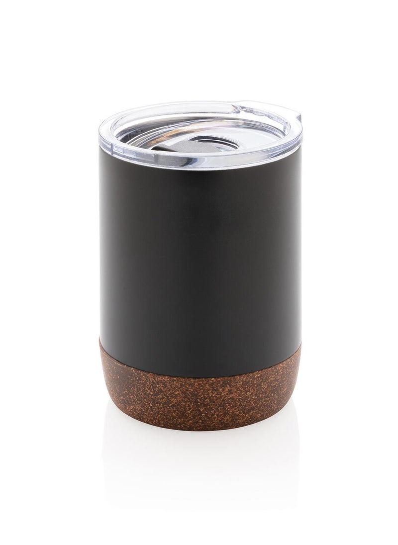 Hans Larsen GOUDA - Hans Larsen Vacuum Mug With Cork Base - Black  - Image 1