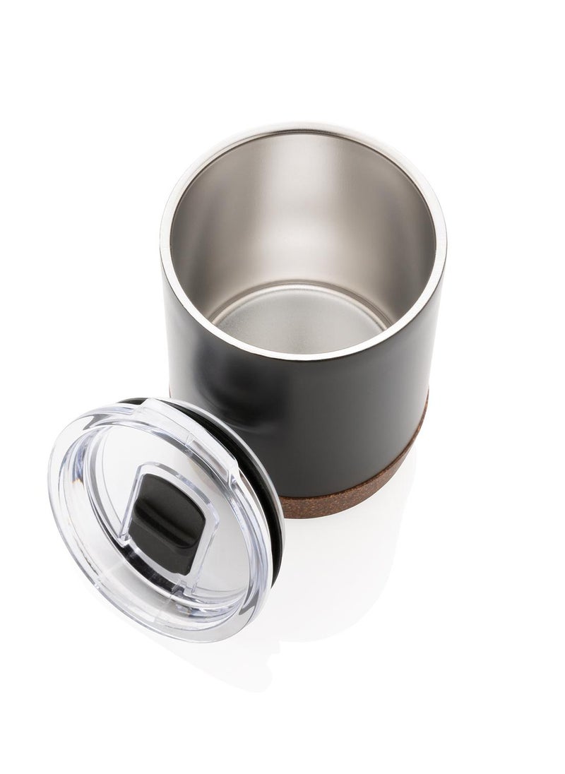 Hans Larsen GOUDA - Hans Larsen Vacuum Mug With Cork Base - Black  - Image 2