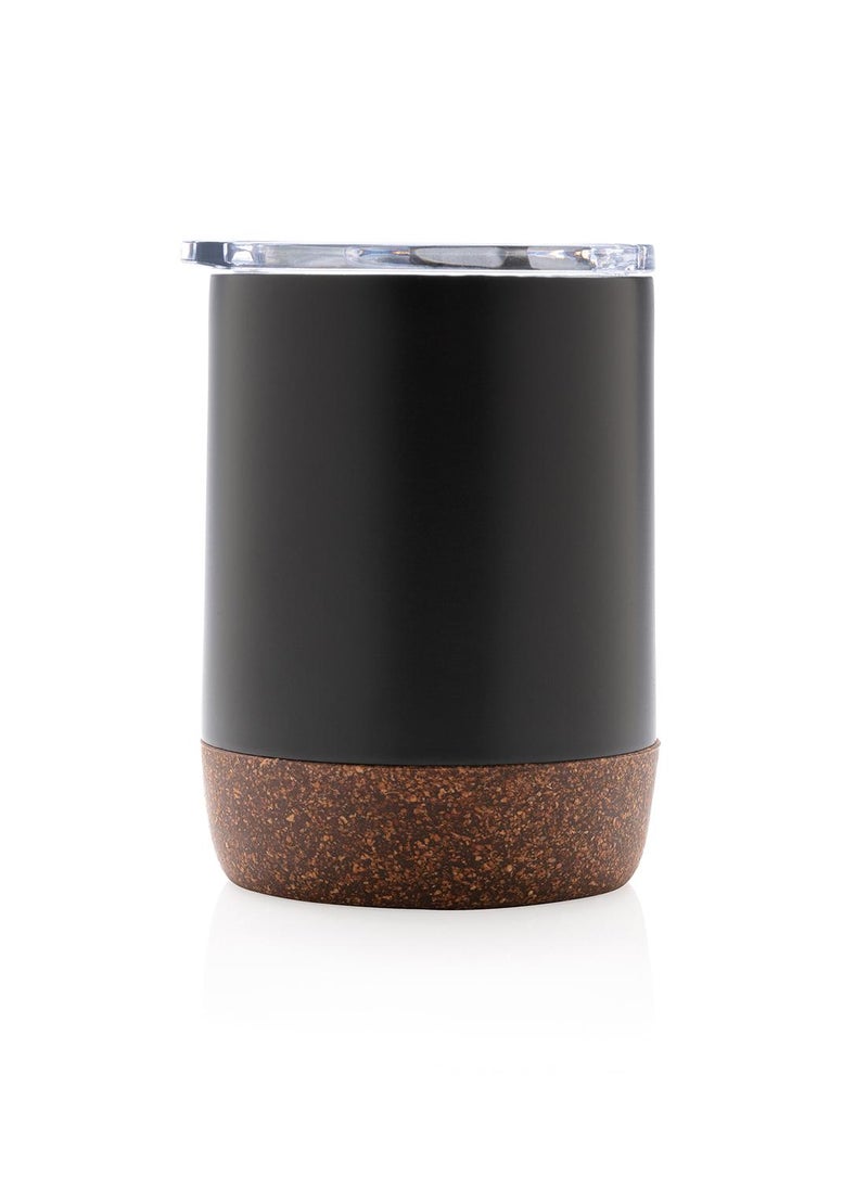 Hans Larsen GOUDA - Hans Larsen Vacuum Mug With Cork Base - Black  - Image 4