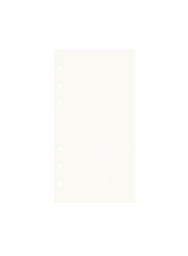 Zelten 1 Pack A6 80 Sheets/160 Pages 4 in 1 Lined Squared Dotted Blank Loose Leaf Punched Paper Refills Paper for 6 Hole Binder Personal Organizer Diary Notebook Refillable Planner - Image 5