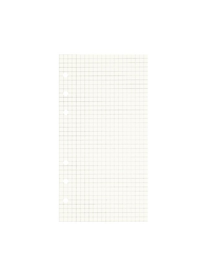 Zelten 1 Pack A6 80 Sheets/160 Pages 4 in 1 Lined Squared Dotted Blank Loose Leaf Punched Paper Refills Paper for 6 Hole Binder Personal Organizer Diary Notebook Refillable Planner - Image 2