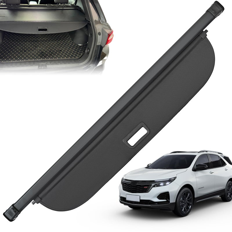 Blycorul Trunk Cargo Cover for Chevy Equinox GMC Terrain 2025 2026, with Carbon Fiber Texture, Anti - Peeping Retractable Security Shade for Privacy, SUV Accessories (No Equinox EV) - Image 1