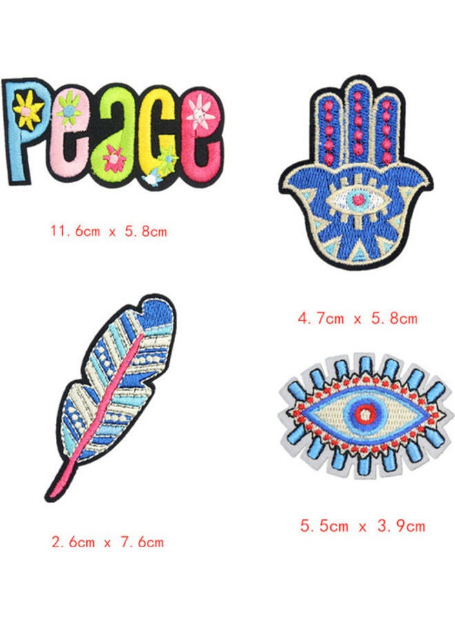 NIBEMINENT 8-Piece Fashion DIY Embroidered Patch - Image 2