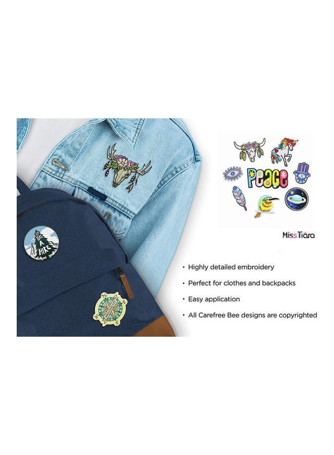 NIBEMINENT 8-Piece Fashion DIY Embroidered Patch - Image 4