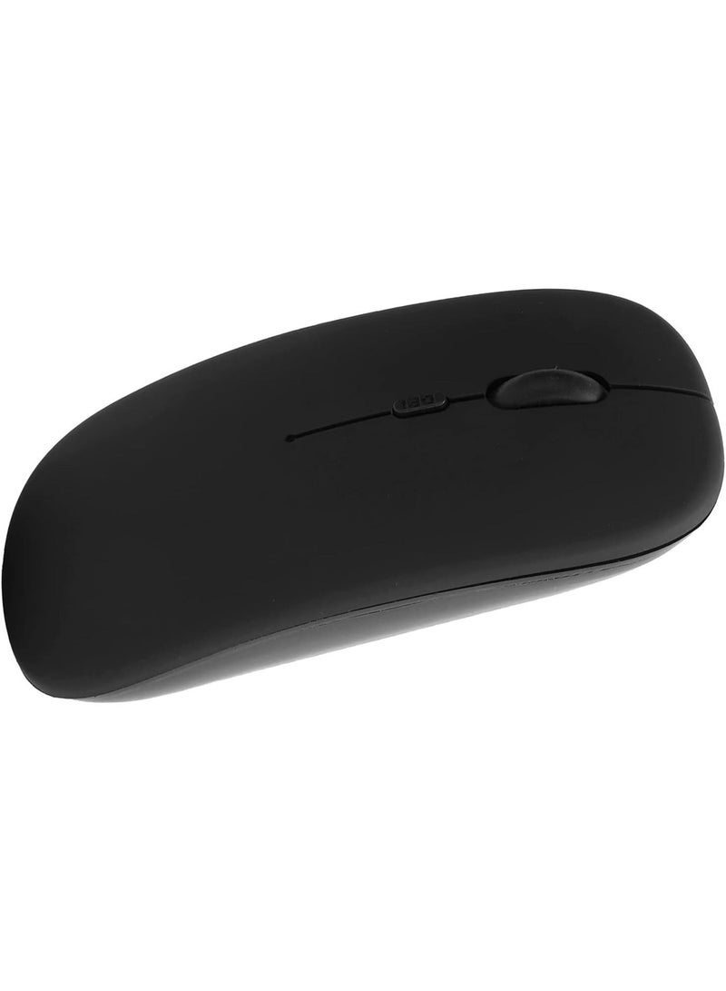 Slim Wireless Mouse – Silent Click 2.4GHz USB Optical Mouse Ultra-Thin Ergonomic Design for Laptop PC MacBook Portable Computer Mouse (Black) - Image 2