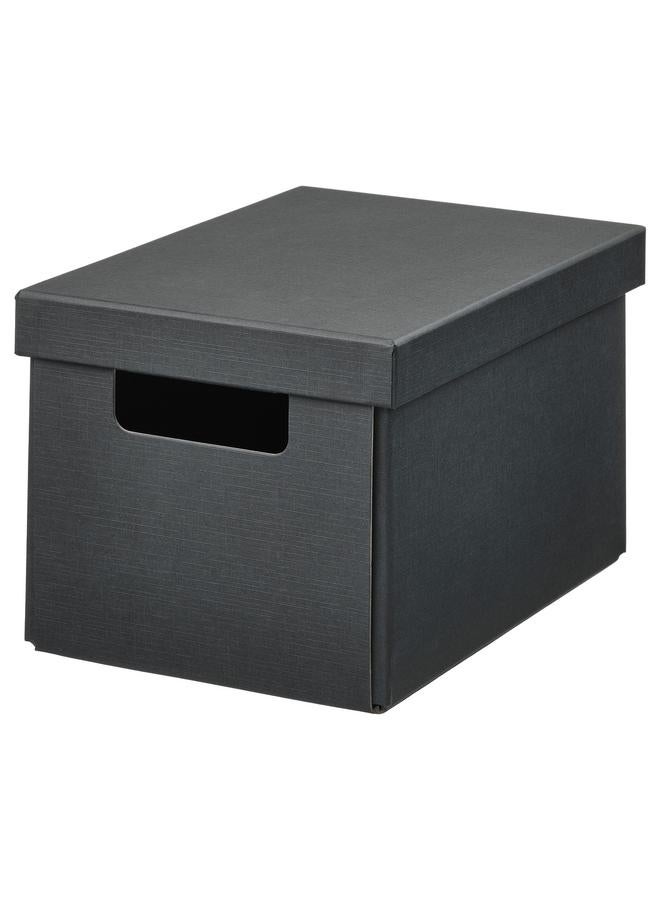 إيروريكس صندوق تخزين مع غطاء، لون أنثراسيت، 18×25×16 سم - Image 1