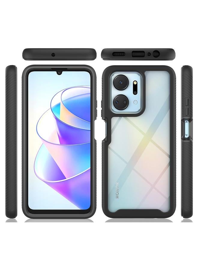 Green Tiger Honor X7a Starry Sky Full Body Hybrid Shockproof Phone Case with PET Film Royal Blue - Image 2