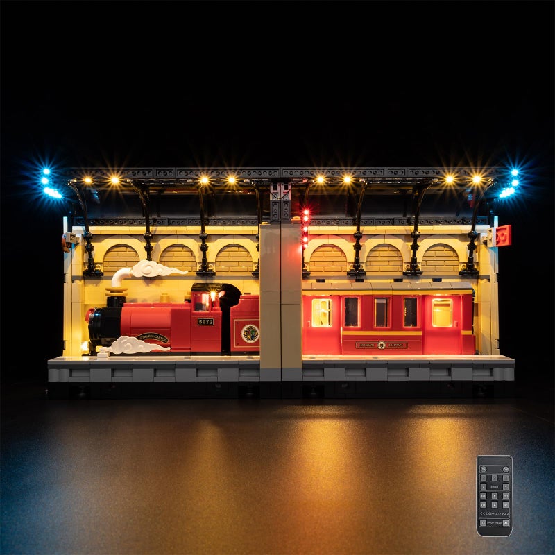 Nitemode LED Light Kit Compatible with Lego Harry Potter Book Nook Hogwarts Express 76450 Upgraded Remote Control MultiLight Effect Sequence Design Lighting AccessoriesNo Model - Image 3