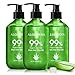 Aloderma Aloe Vera Gel Made within 12 Hours of Harvest with 99% Pure Organic Aloe Vera - Pump Bottle - Ideal for Face and Body, Soothing & Hydrating Sunburn Relief, Great for Scalp & Hair - 3 x 10.6oz - Image 2