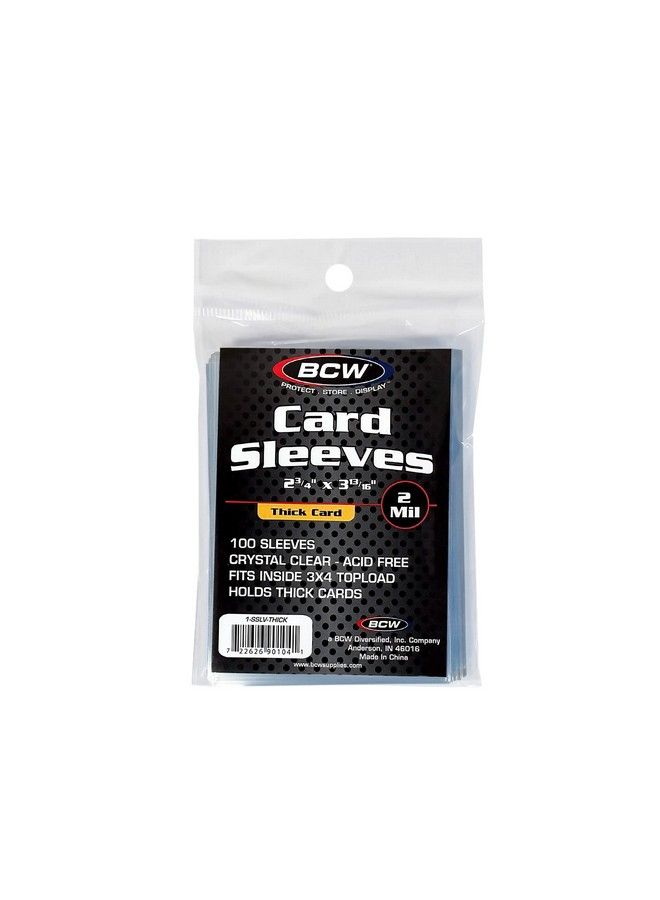 BCW 1 Sslv Thick Thick Card Soft Sleeves For Sports And Non Sports - Image 2