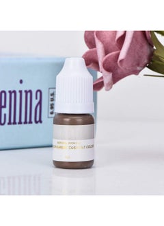 klarako Permanent Makeup Tattoo Inks Makeup Pigments Liquid Safe Tattoo Supply Light Coffee 8ml for Professional Eyebrow Eyeline Microblading Embroidery for Inks Cup for Eyebrow  - Image 2