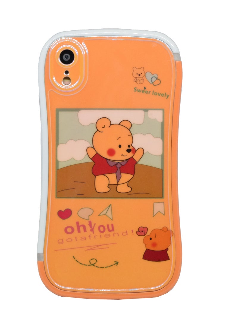 Houmt iPhone XR Case Cover with Cute Cartoon Design Tough Phone Case Shockproof Protective TPU Compatible with Apple iPhone XR Cover - Image 1