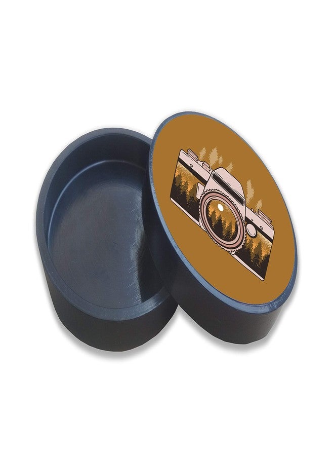 Tinywalk Camera Coaster Wooden Printed Coaster (4X4) inch Set of 6 Pieces - Image 3