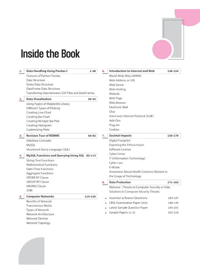 Repro Books Limited - (Old Edition) Arihant All In One Infomatics Practices With PYTHON PANDAS Based On Latest Class 12 NCERT For CBSE Exams 2025 | Mind map in each chapter | Clear & Concise Theory | Intext & Chapter Exercises | Sample Question Papers - Image 1