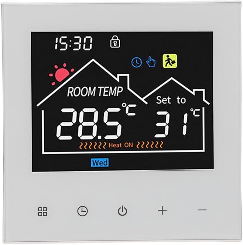 WiFi Smart Thermostat Touchscreen LCD 7 Day Programmable for Water Heating Boiler - Image 1