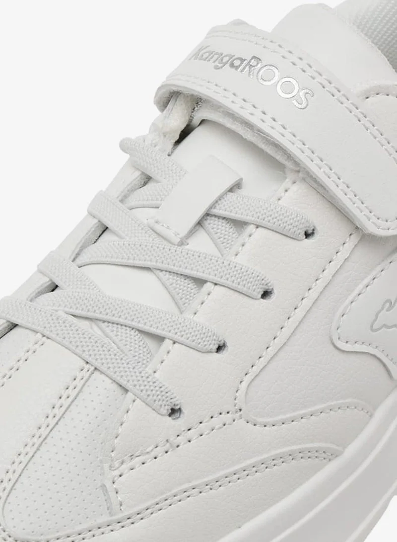 kangaROOS WHITE Women's Panelled Sports Shoes With Hook And Loop Closure for Women | Best Price UAE
